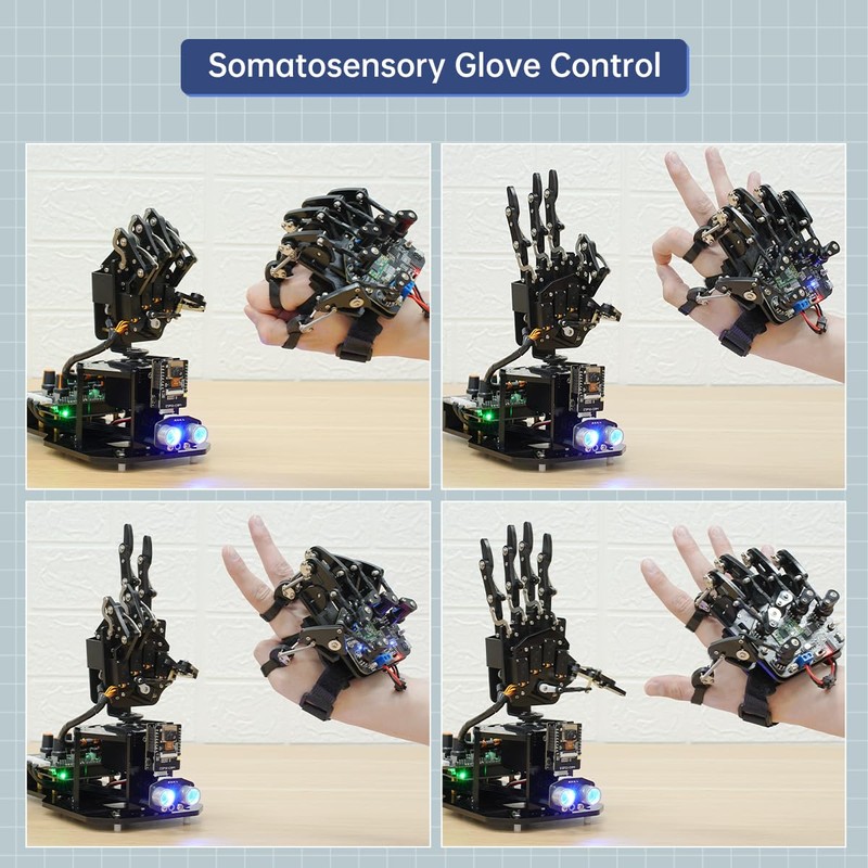 Robot Hand Glove Control Gesture Sensing for Arduino Robot Open