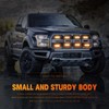 BooYu 8-pcs Amber Surface Mount LED Emergency Strobe Lights for