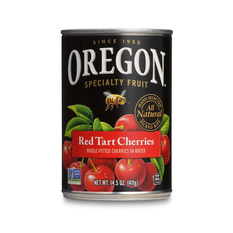 Oregon Fruit Pitted Red Tart Cherries in Water, 14.5-Ounce Cans