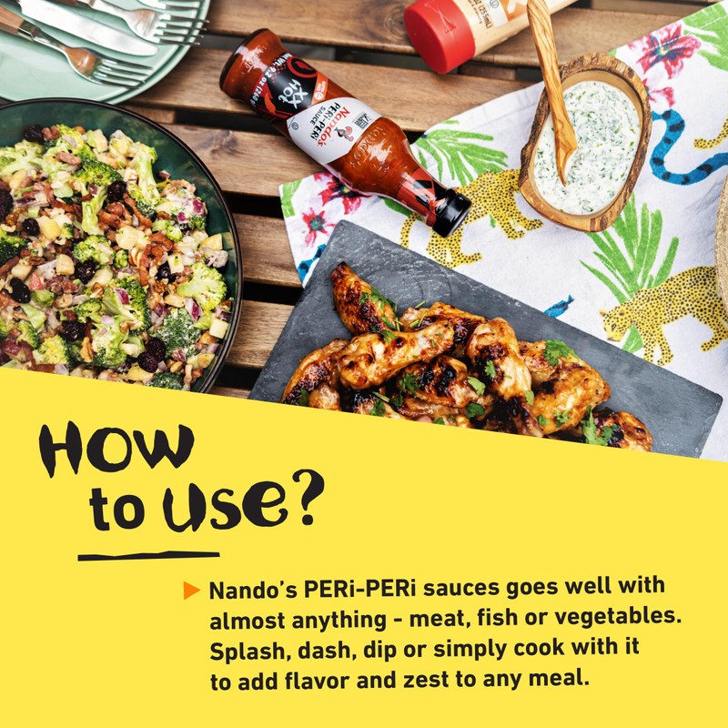 Nandos PERi PERi Hot Sauce - Spicy Sauces, Seasoning or
