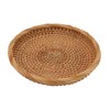 Rattan Fruit Tray Hand Woven Elegant Traditional Natural Rattan Serving