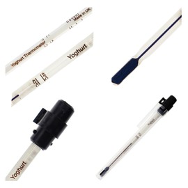 Yoghurt Thermometer - 150mm Includes Protective Case with Recommended Zones