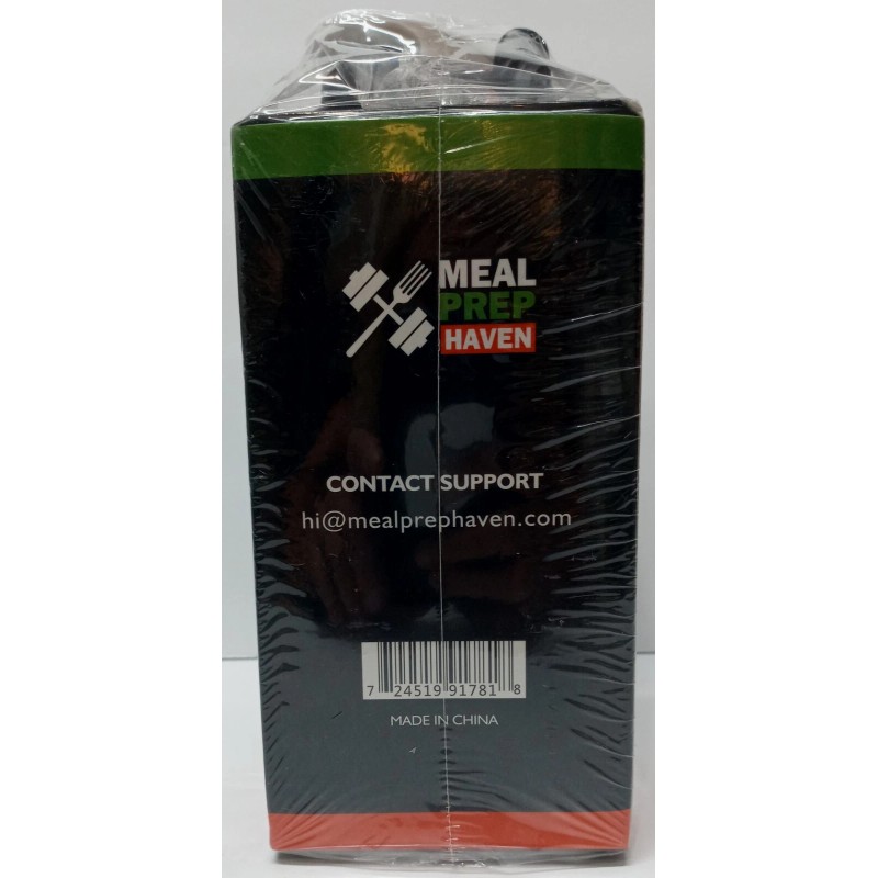 Meal Prep Haven 7 Piece Portion Control Containers Shaker Bottle