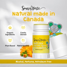 Souris Verte Magic Stick – Healing and Moisturizing Organic Arnica – 20 ml (3-pack)