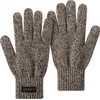 Guantes de punto de lana cálida para dedos completos, unisex,