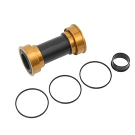 LeBycle BB92 Mountain Bike Sealed Center Axle Bike Crankset Press in Ceramic Bottom Bracket Gold