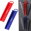 WORKPRO 2-Pack Magnetic Wrench Organizer, 12-Piece Gripper Wrench Holder for