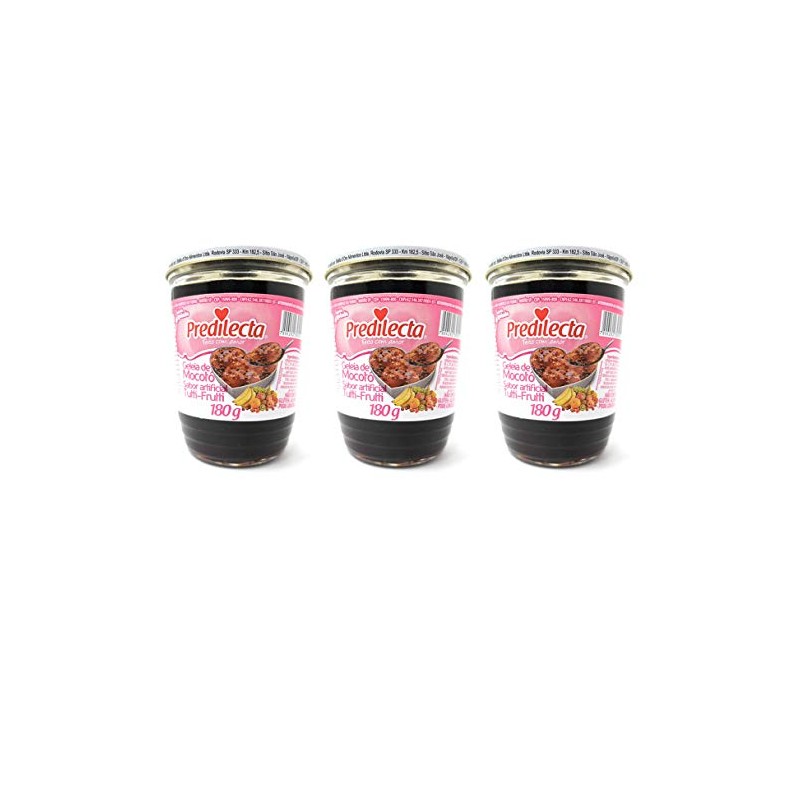 Predilecta Mocoto Multi-Fruit Flavored Jam (3 Pack, Total of 540g)