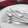Alata Cube 40-Piece Forged Stainless Steel Flatware Set Cutlery Set,