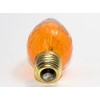 Bulbrite 25F15A 25W Fiesta Style Chandelier Bulb, Medium Base, Amber,
