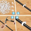 200 Pcs Cable Clips & Wire Clips,8mm/10mm Cable Clamps,Cord Clips,Tacks