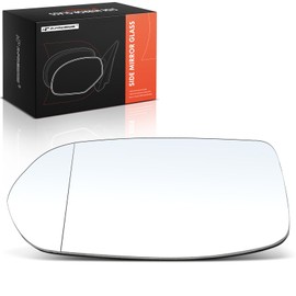 A-Premium Left Driver Side Non-Heated Mirror Glass with Backing Plate Compatible with Honda CR-V CRV 2012-2016, HR-V HRV 2016-2018 - Exterior Side View Flat Mirror