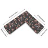 YouTary Mushroom Snails Butterfly Flower Pattern Kitchen Rug Set 2