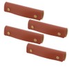 OLYCRAFT 4Pcs Brown Handbag Handle Cover Luggage Handle Wrap 13x10.5cm
