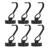 6Pcs Swing Magnetic Hook Set No Drilling Need Decorative Beautiful