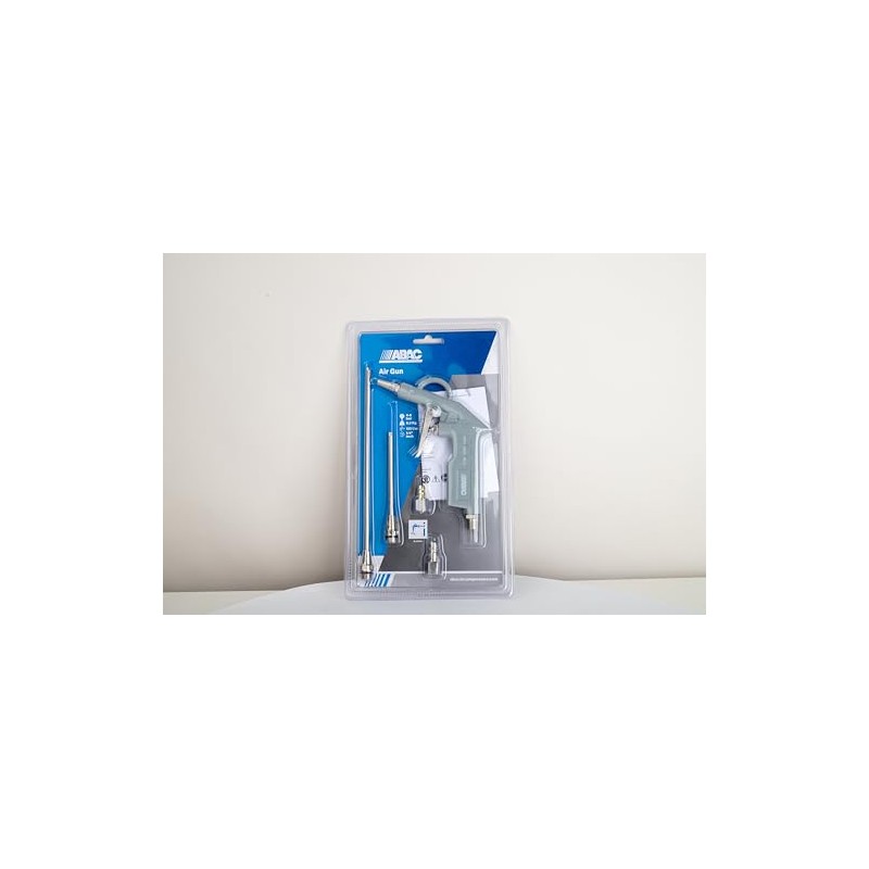 ABAC G-502 PLUS Compressed Air Blow Gun with Multiple Nozzles