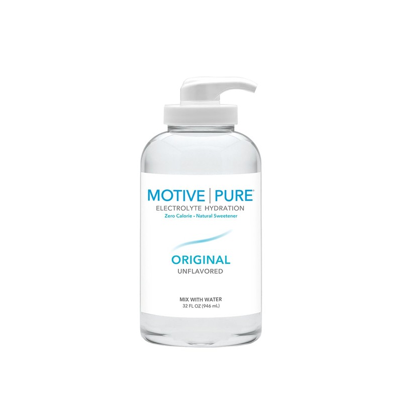 MOTIVE PURE Electrolyte Hydration, Original Unflavored, 32 oz Pump Bottle