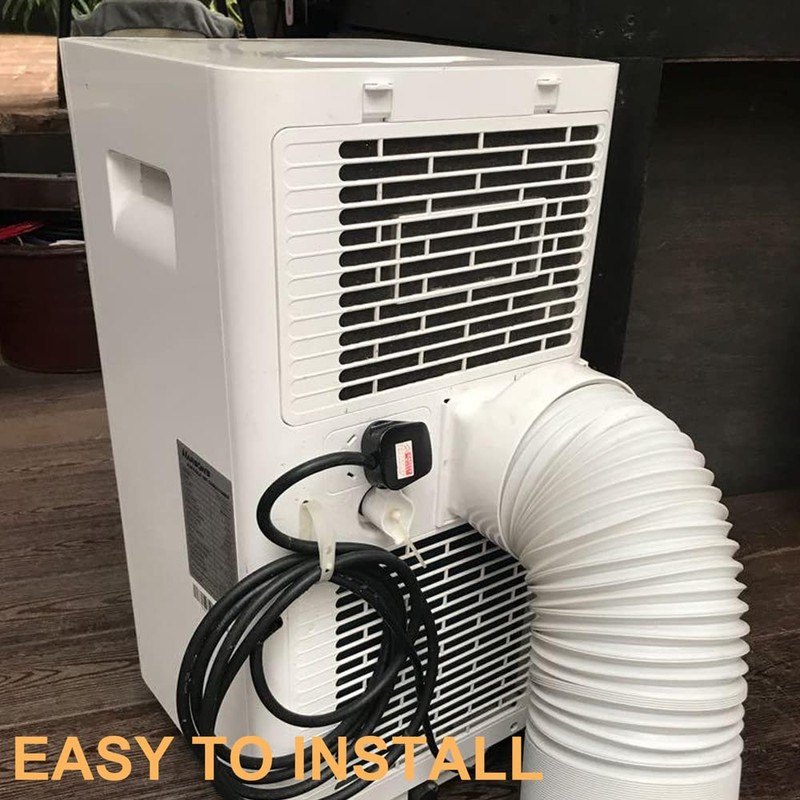 Portable Air Conditioner Exhaust Hose Coupler Window Adapter A/C Connector,