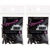 L-style Tip LipPoint Short Black (Set of 2Pac)