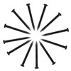 Hordion 100pcs Hardware Nails 1.5 inch, Carbon Steel Point Tip