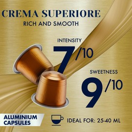 Caffe Borbone Aluminum Coffee Pods, Compatible with Nespresso Original Machines, Crema Superiore, Medium Roast, Creamy and Smooth, Genuine Italian Coffee - NOT compatible with Vertuo - 100 Count