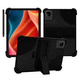 Case for DigiLand Tab R11 Tablet 11 inch,Soft Silicone Protector Cover,Kids Friendly,Adjustable Stand Tablet Cover,4 Corners Thicken Shockproof, Black