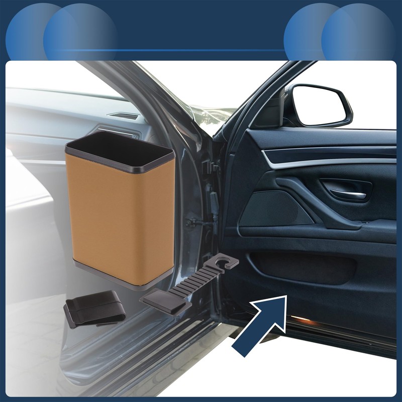 INFINAUTO Auto Mülltonne Vordersitze Rücksitze 3,9" Länge 2,4" Breite 5,5"