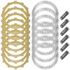 Caltric Clutch Friction Steel Plates And Springs Kit for Honda