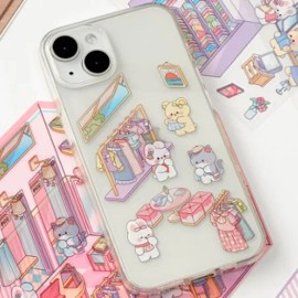 다꾸 스티커 세트 다이어리꾸미기 스티커팩 20입 Daku Sticker Set Diary Decoration Sticker Pack 20 Pieces