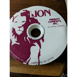LION Embassy # 3 Red Velvet Weather Resistant Ribbon 5/8" Wide 25 yards VTG