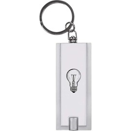 Azeeda 'Single Lightbulb' Keyring LED Torch (KT00038879)