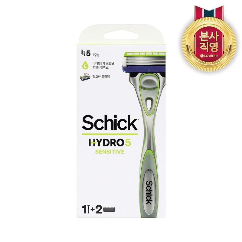 SCHICK Hydro 5-blade skin sensitive 4-blade set / 쉬크 하이드로