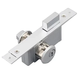WANLIAN Storefront Door Mortise Lock, Aluminum storefront Mortise Door Lock,Door Lock Replacement Parts,Glass Framed Central Door Lock Set Commercial Door Deadbolts with 3 Keys