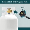GASPRO 1 lb Propane Tank Refill Adapter Kit, 3 ft