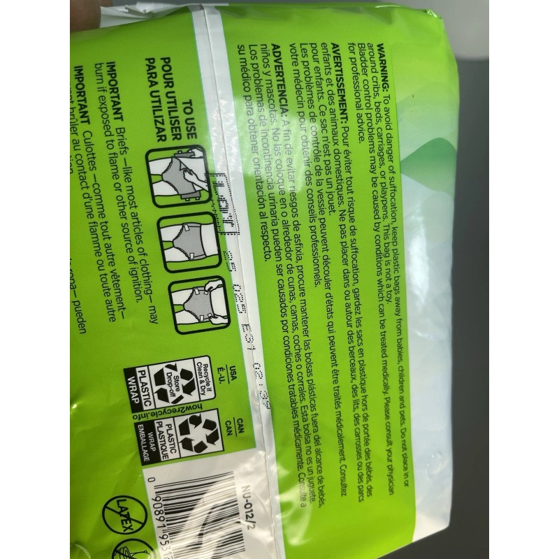 Prevail NU-FIT Medium Daily Briefs - 20 Count | Incontinence