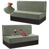 H.VERSAILTEX 100% Waterproof RV Dinette Cushion Covers Booth Set Elastic