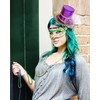 Purple Mini Top Hat Headband for Adult Fascinator