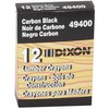 Dixon Ticonderoga 49400 Lumber Crayons, Black (Pack of 12)