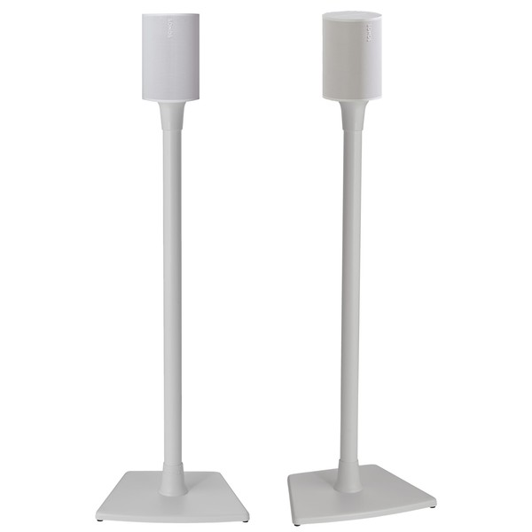 Sanus Wireless Speaker Stand for Sonos Era 100™ - Pair White |, Perfect Stand Setup for Easy and Secure Mounting of New Sonos Era 100™ Speakers - OSSE12-W2