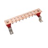 SCXCLY Wall Mounted Copper Ground Bar Kit, with 16 Terminal