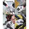 MAXPOWER Adjustable Spanner 200mm, 2-in-1 Adjustable Wrench & Pipe Wrench