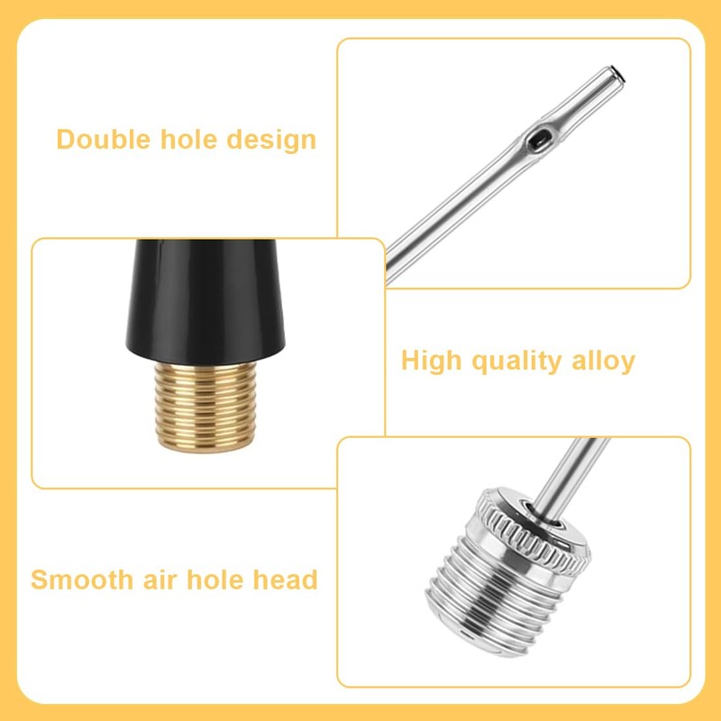 CPJJ 6 Piece Ball Pump Needle Set Needle Inflator Kit