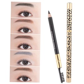 minkissy Professional Makeup Eyebrow Pencils Set Double Head Pencil and Brush Long-lasting Natural Coloring