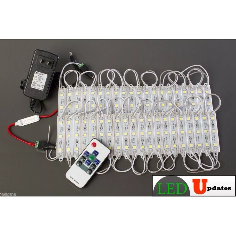 LEDUPDATES 20ft FLASHING STOREFRONT WINDOW White 5050 LED LIGHT Module