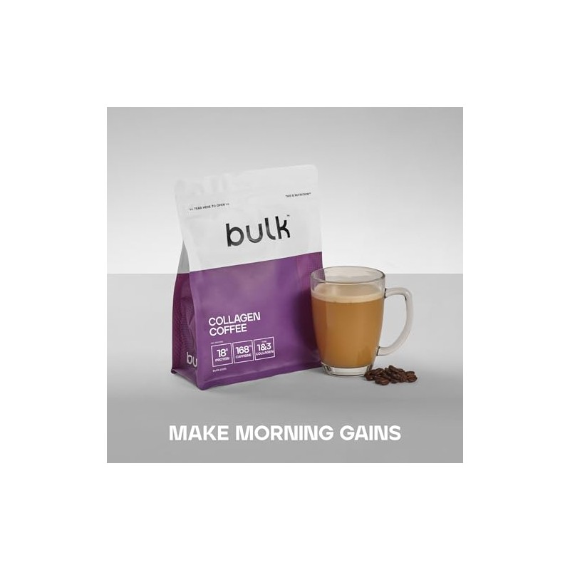 Bulk Collagen Coffee, Black, 500 g