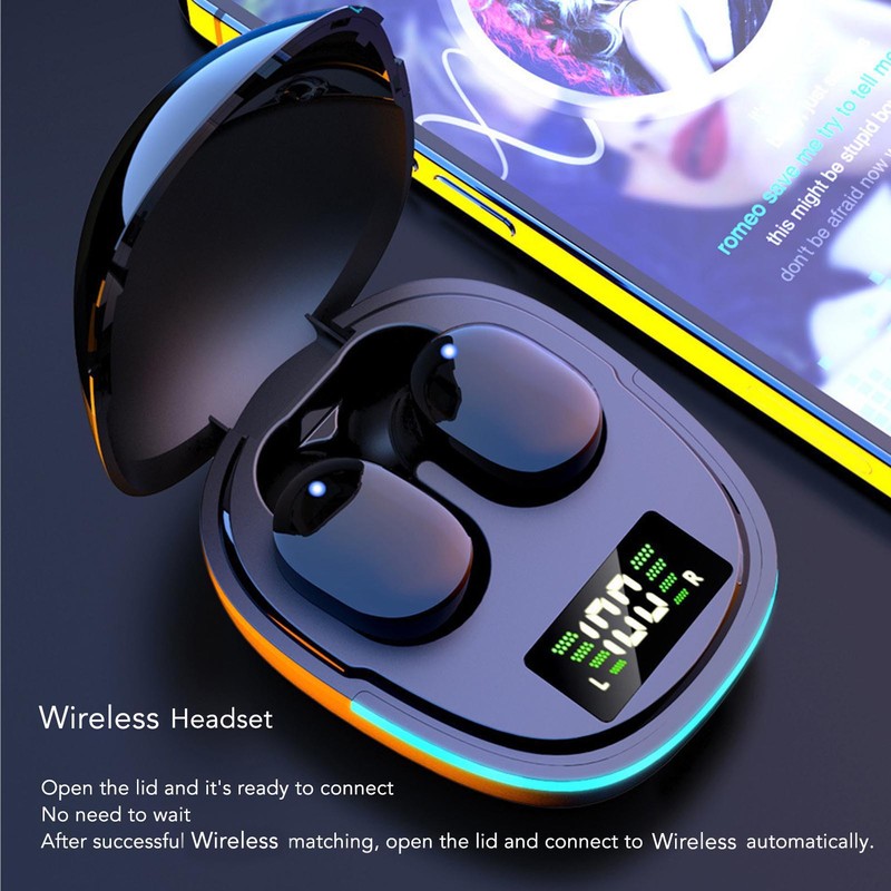 Bluetooth Headset Noise Reduction Lightweight Comfortable Wear IPX4 Waterproof Wireless