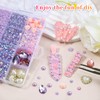 11000PCS Flatback Pearls and Rhinestones for Bedazzling Crafts, 140PCS 3D