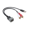 Car Radio USB Port Retention Cable USB Input Adapter Replacement