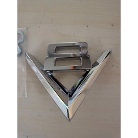 Ford 1951-1953 Ford Passenger Car Fender V8 Emblem , Pair, New , Chrome