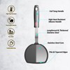 Silicone Pancake Spatula Turner with Lengthened Handle, Heat Resistant Cooking